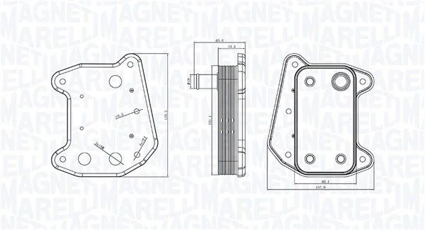 Hladilnik olja, motorno olje MAGNETI MARELLI 350300001700