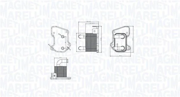 Hladilnik olja, motorno olje MAGNETI MARELLI 350300002200
