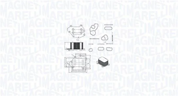 Hladilnik olja, motorno olje MAGNETI MARELLI 350300002400