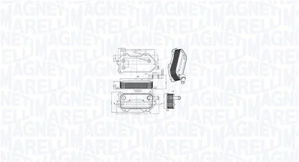 Hladilnik olja, motorno olje MAGNETI MARELLI 350300003000