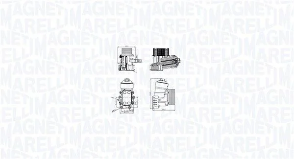 Hladilnik olja, motorno olje MAGNETI MARELLI 350300003400