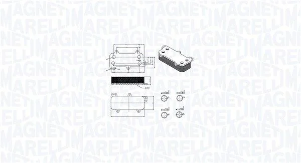 Hladilnik olja, motorno olje MAGNETI MARELLI 350300003700