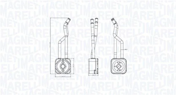 Hladilnik olja, motorno olje MAGNETI MARELLI 350300003800