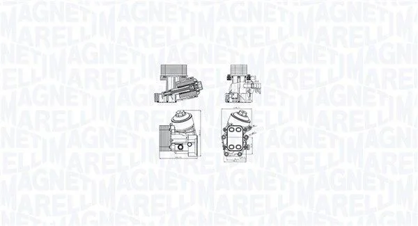Hladilnik olja, motorno olje MAGNETI MARELLI 350300004100