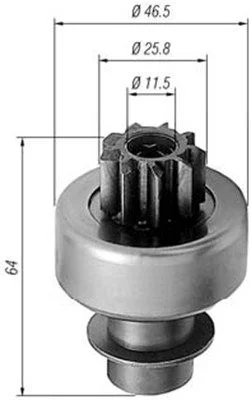 Zobnik, zaganjalnik MAGNETI MARELLI 940113020242