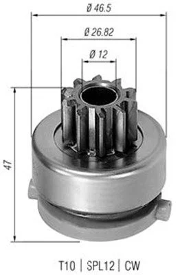 Zobnik, zaganjalnik MAGNETI MARELLI 940113020423