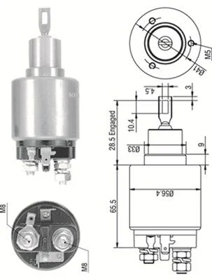 Solenoid Switch, starter MAGNETI MARELLI 940113050270