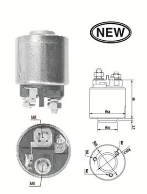 Solenoid Switch, starter MAGNETI MARELLI 940113050540